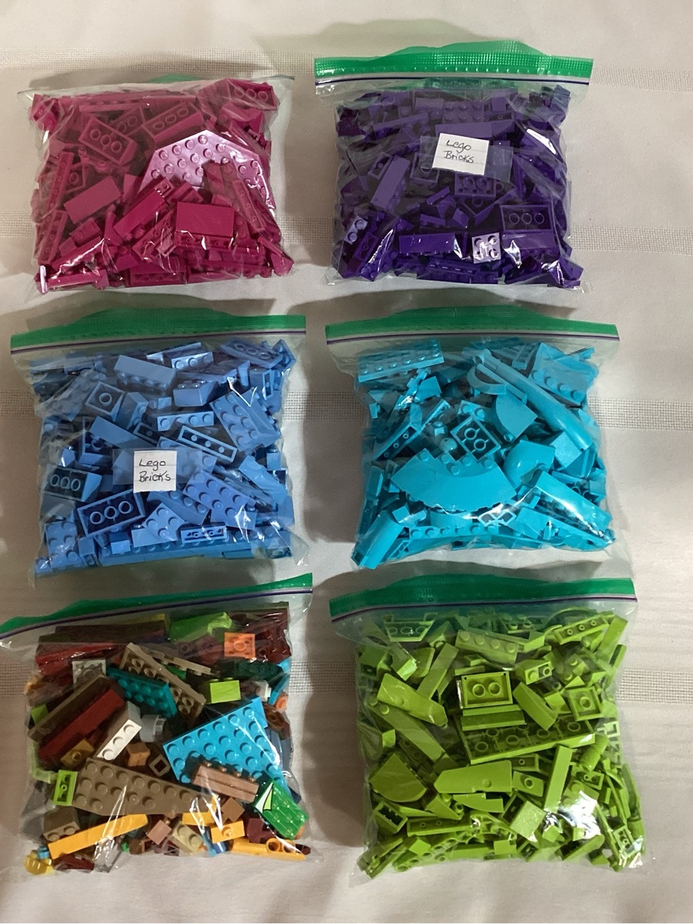 Lego genuine $6 per bag /$30 for all